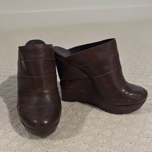 Diane Von Furstenberg Dark Brown Ankle Booties